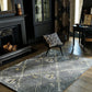 Pure Trellis Rugs in Black Ink 029105 by William Morris