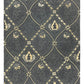 Pure Trellis Rugs in Black Ink 029105 by William Morris