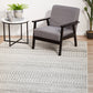 Chrome Harper Silver Rug