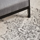 Chrome Rita Silver Rug