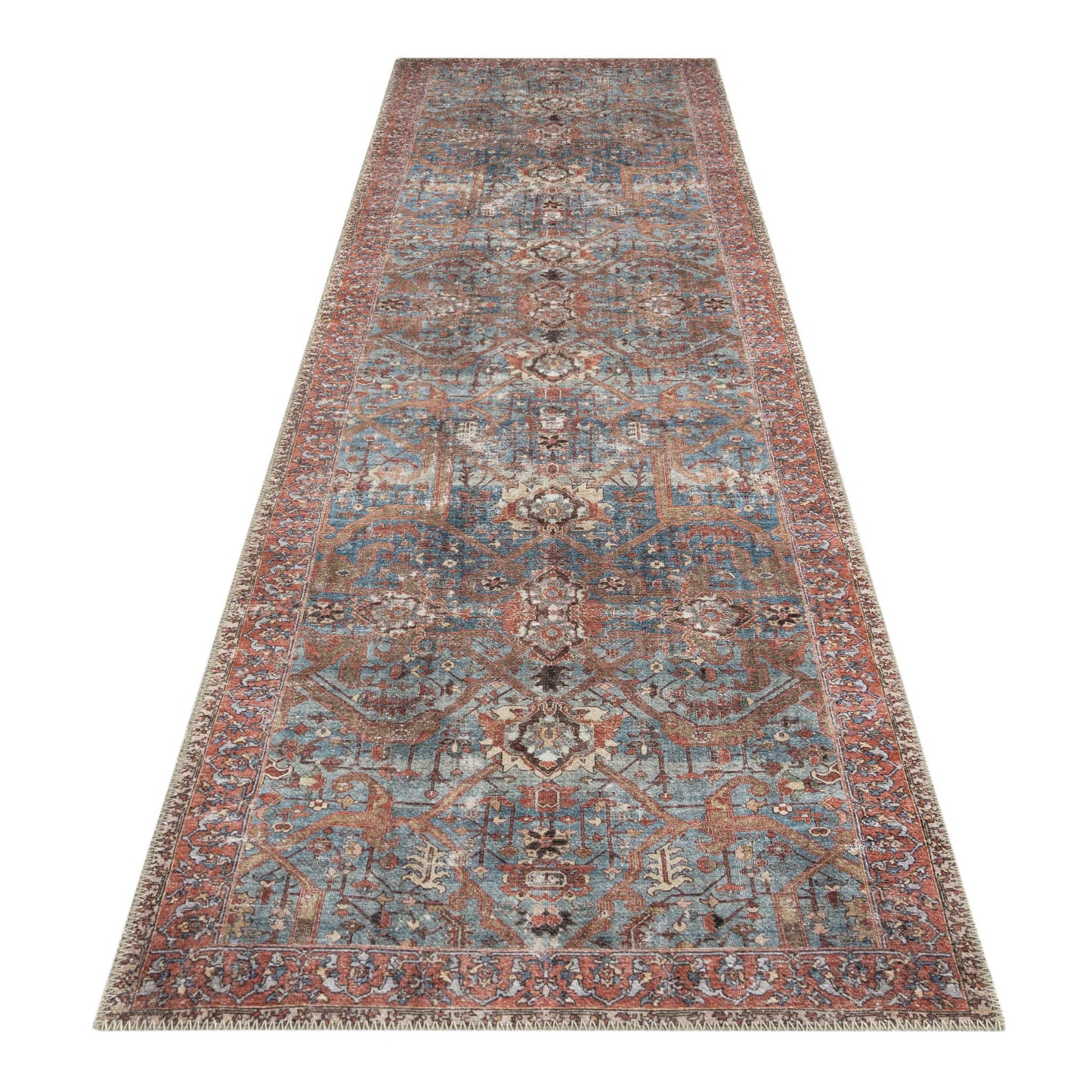 Persian Vintage Rug 677 Multi Hallway Runner