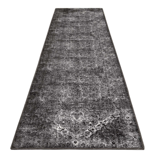 Vintage Rug 24 Dk Grey Hallway Runner