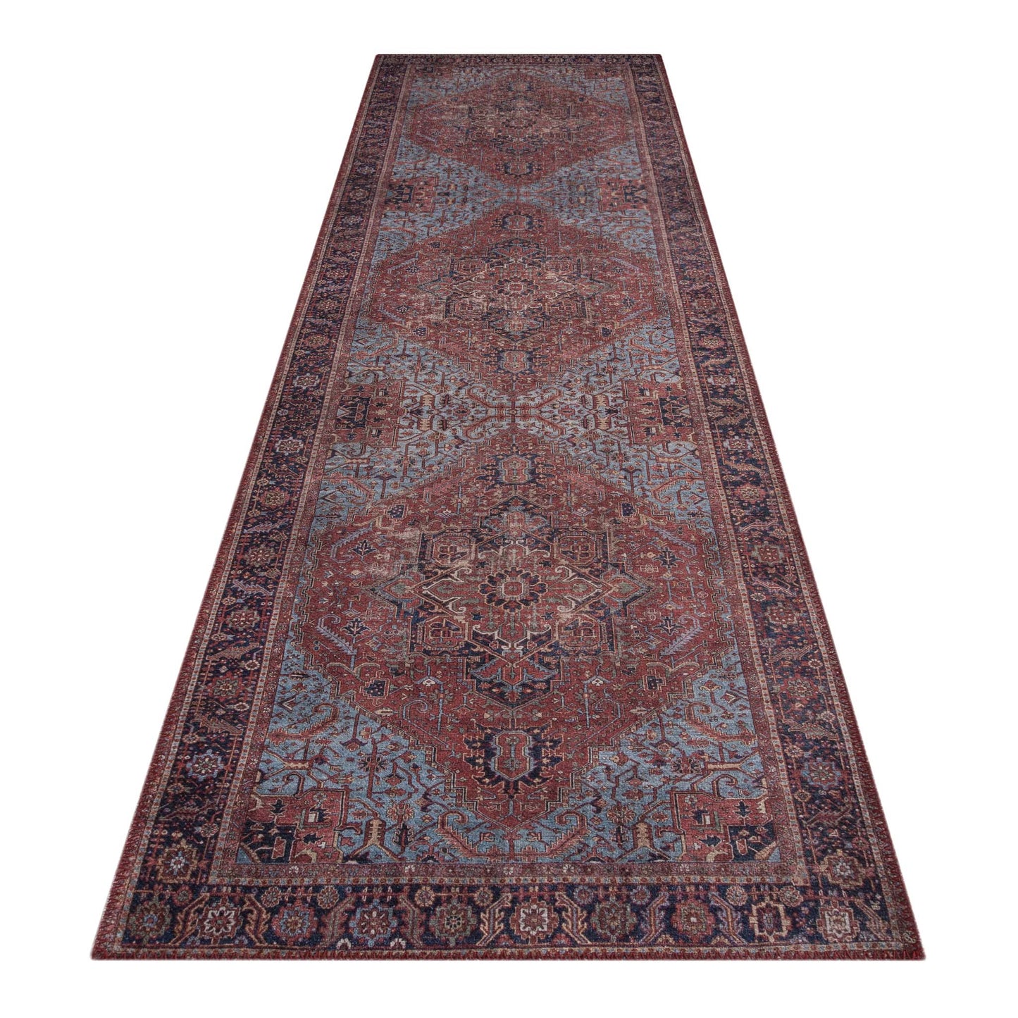 Hida Vintage Rug 2019 Red Hallway Runner