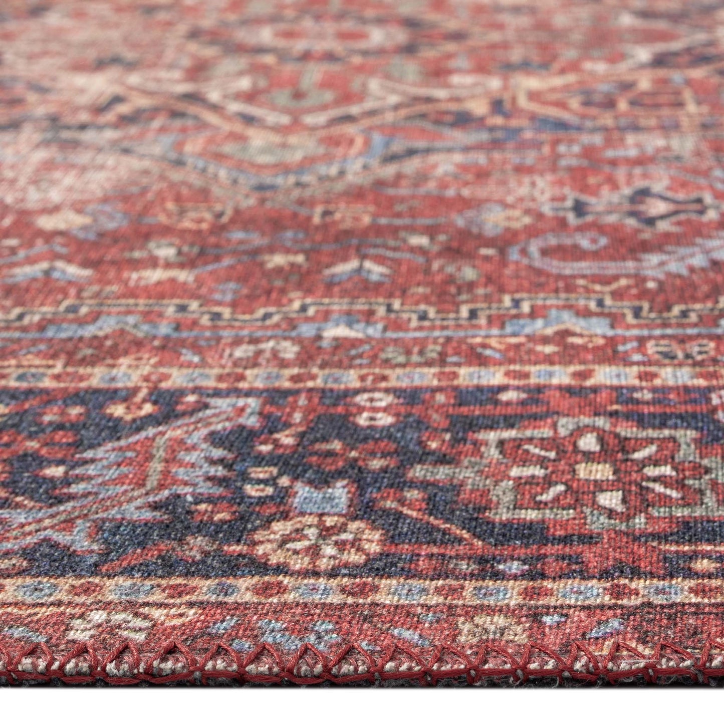 Hida Vintage Rug 2019 Red Hallway Runner