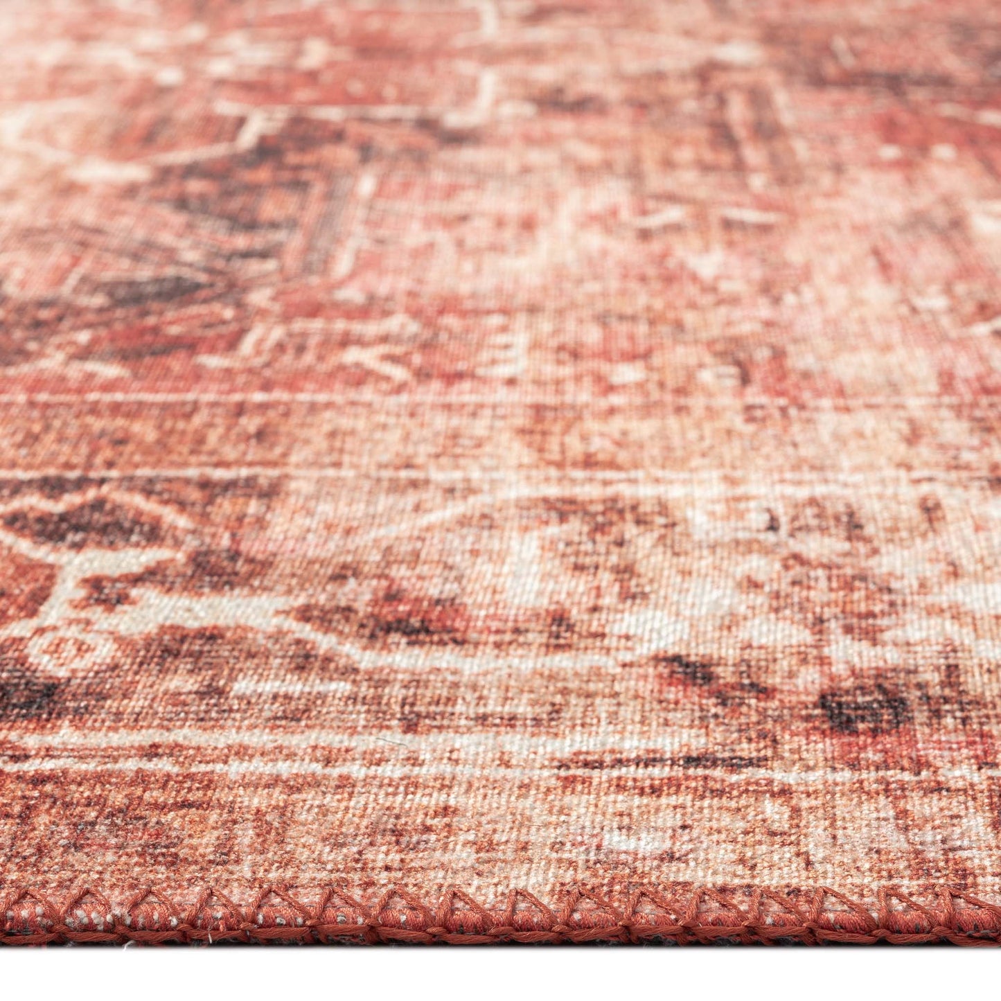 Hida Vintage Rug 245 Rust Hallway Runner