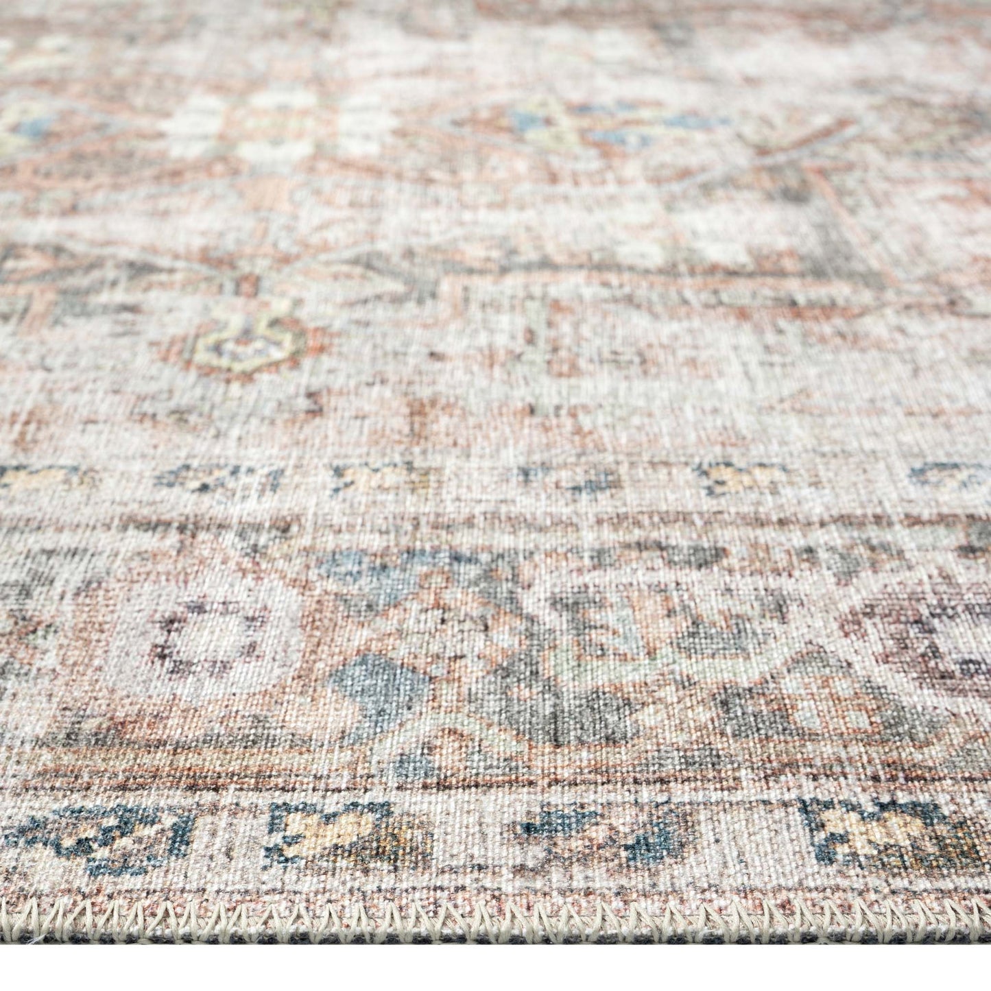 Hida Vintage Rug 672 Multi Hallway Runner