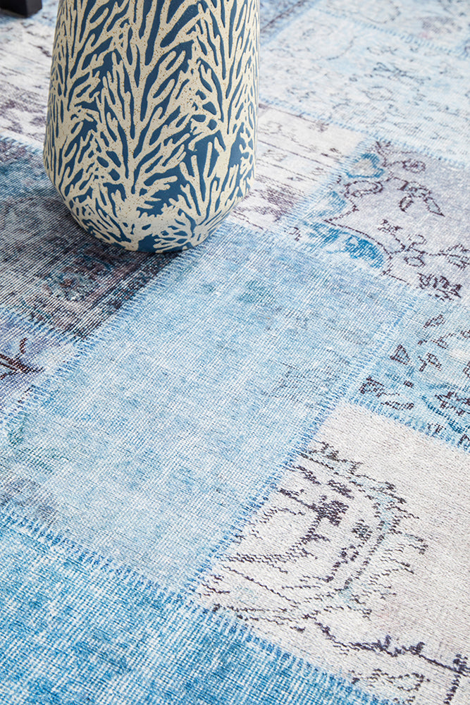 Illusions 121 Denim Runner Rug