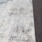 Kendra Casper Distressed Modern Rug Blue Grey White