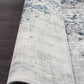 Kendra Casper Distressed Modern Rug Blue Grey White