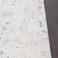 Kendra Farah Distressed Contemporary Rug White Blue Grey