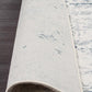 Kendra Farah Distressed Contemporary Rug White Blue Grey