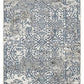 Kendra Yasmin Distressed Transitional Rug White Blue Grey