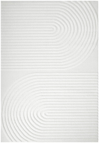 Lotus Abbey White Rug