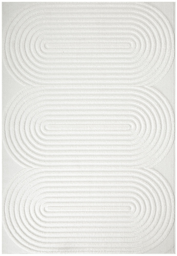 Lotus Carl White Rug