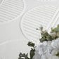 Lotus Leo White Runner Rug