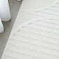 Lotus Leo White Runner Rug