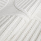 Lotus Leo White Runner Rug