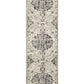 Museum Transitional Charcoal Runner Rug