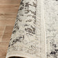 Museum Transitional Charcoal Runner Rug