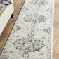 Museum Transitional Charcoal Runner Rug