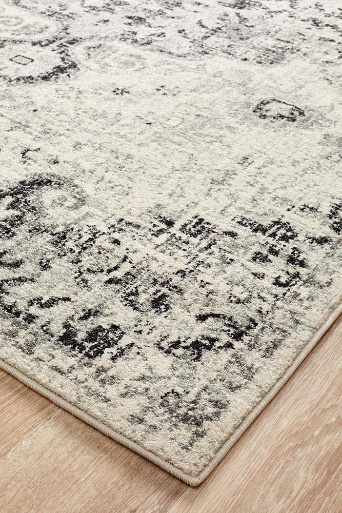 Museum Transitional Charcoal Rug