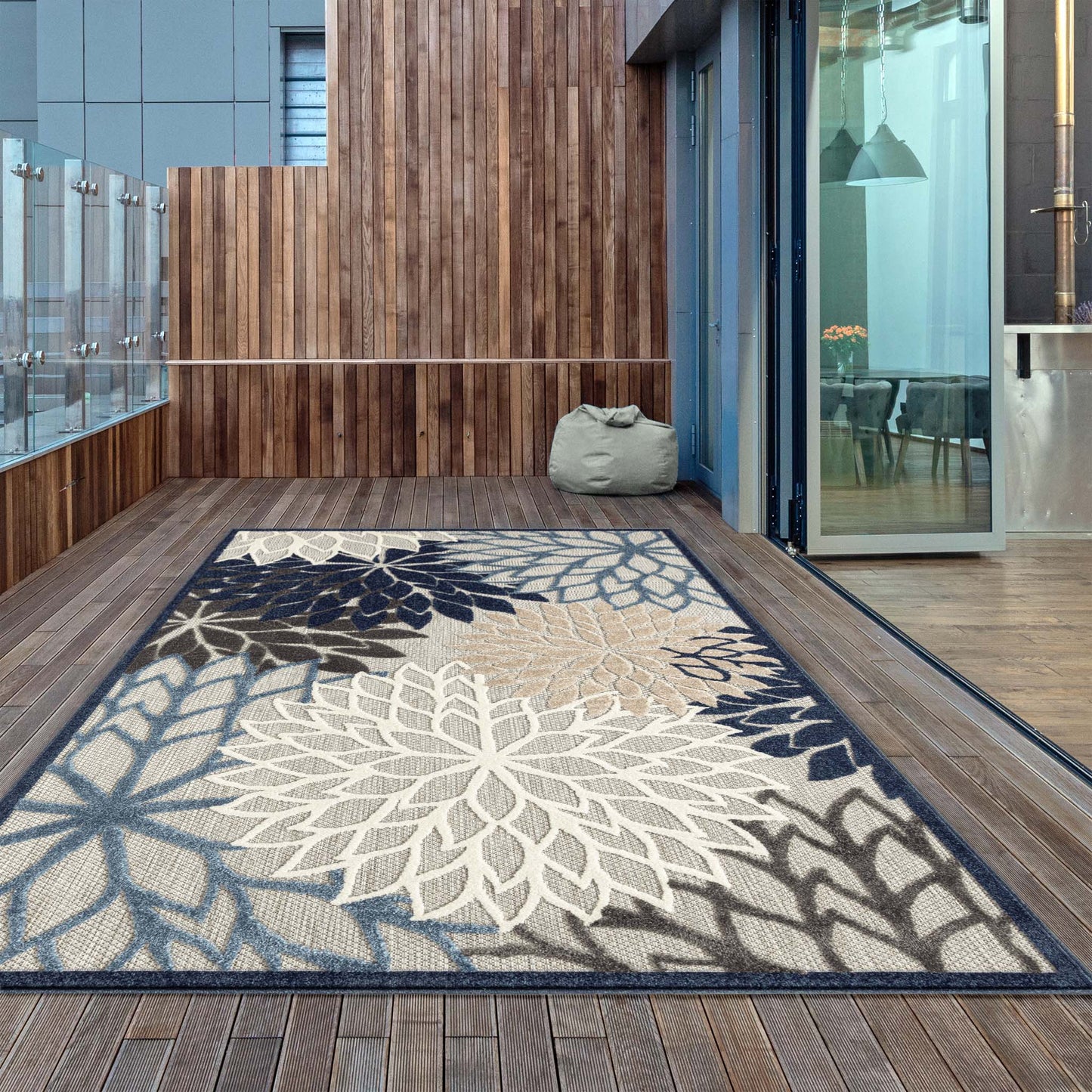 Niue Rug 1210 Blue