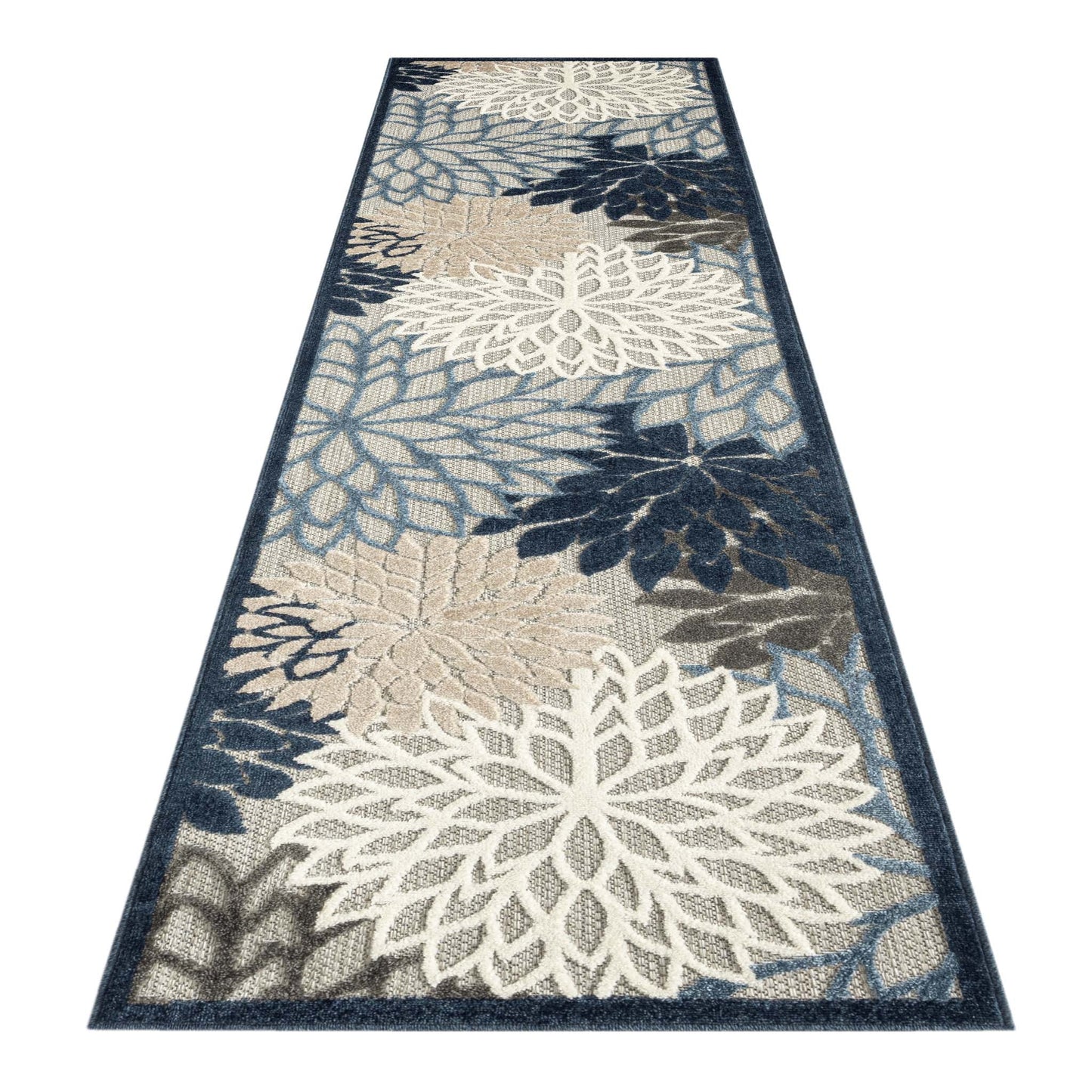 Niue Rug 1210 Blue Hallway Runner