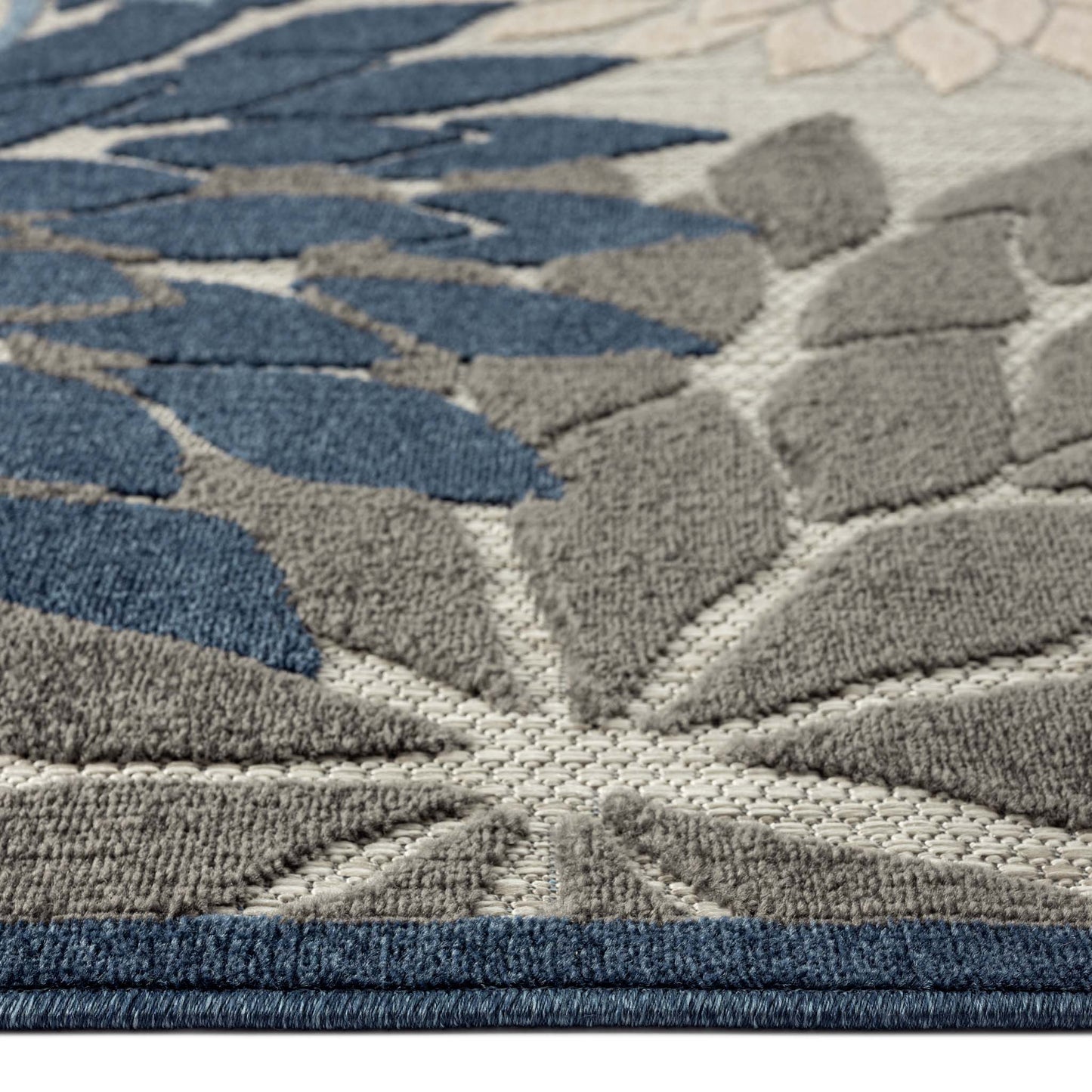 Niue Rug 1210 Blue Hallway Runner