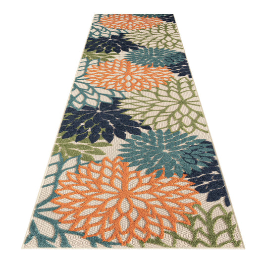 Niue Rug 1210 Green Hallway Runner