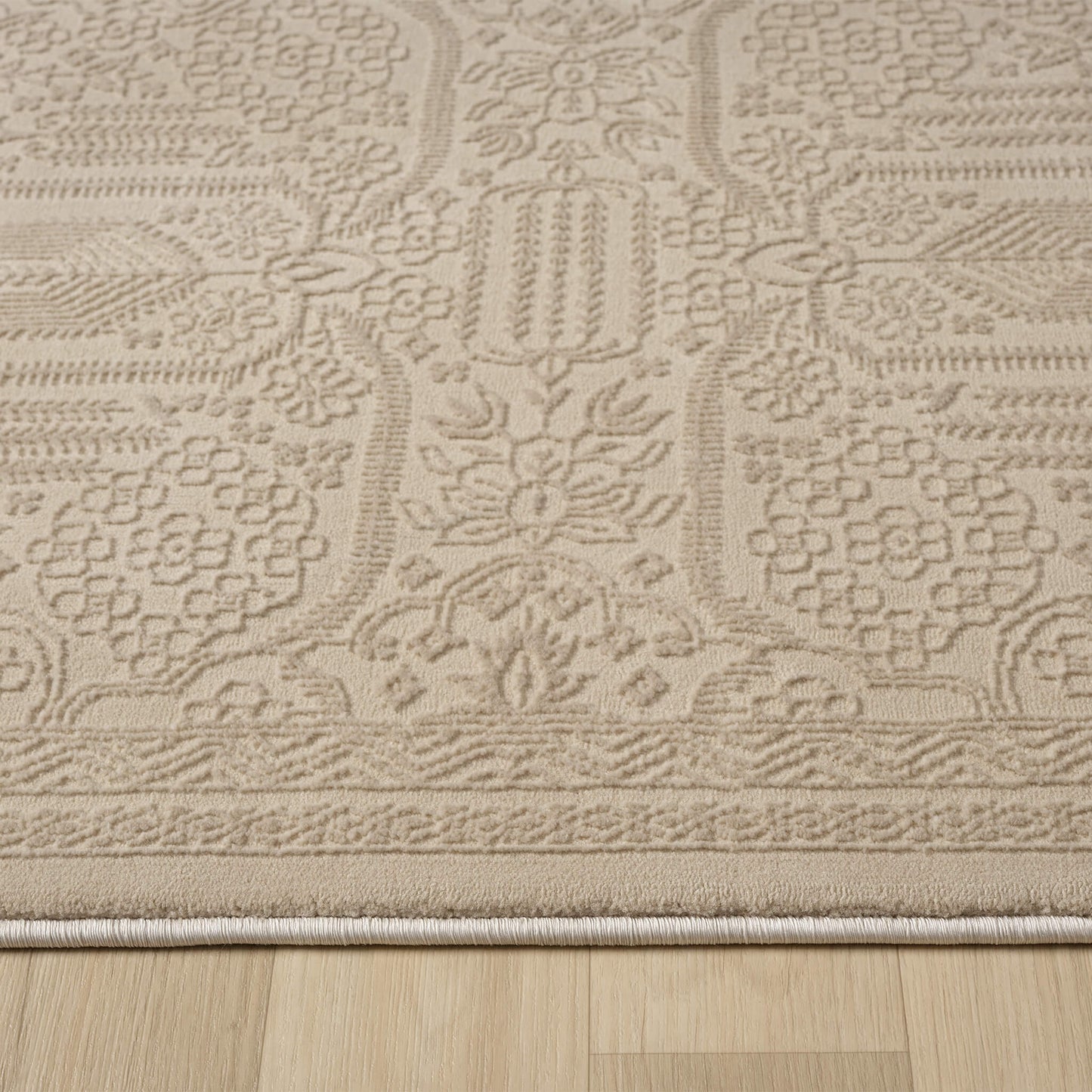 Power-loomed- Soft cotton Base 775 Natural Runner