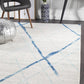 Oasis Noah White Blue Contemporary Rug