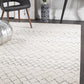 Oasis Selma White Grey Tribal Rug