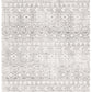 Oasis Ismail White Grey Rustic Rug