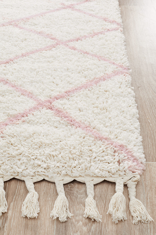 Saffron 22 Pink Runner Rug