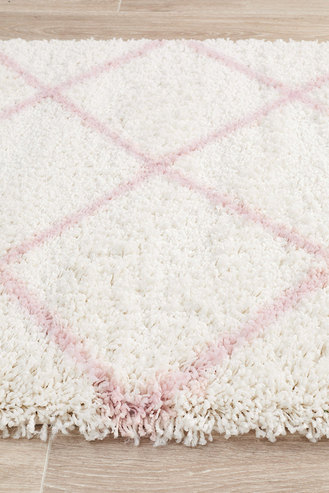 Saffron 22 Pink Runner Rug