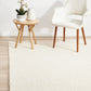 Skandinavian 300 White Rug