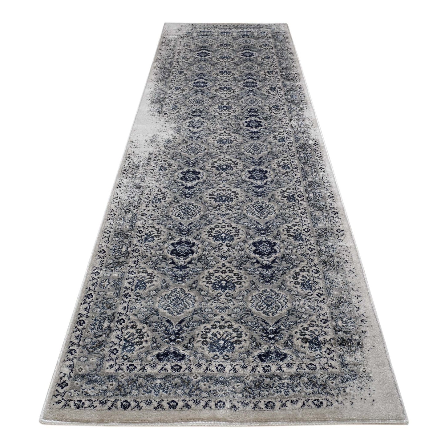 Turkish Vintage Rug 100 Grey Hallway Runner