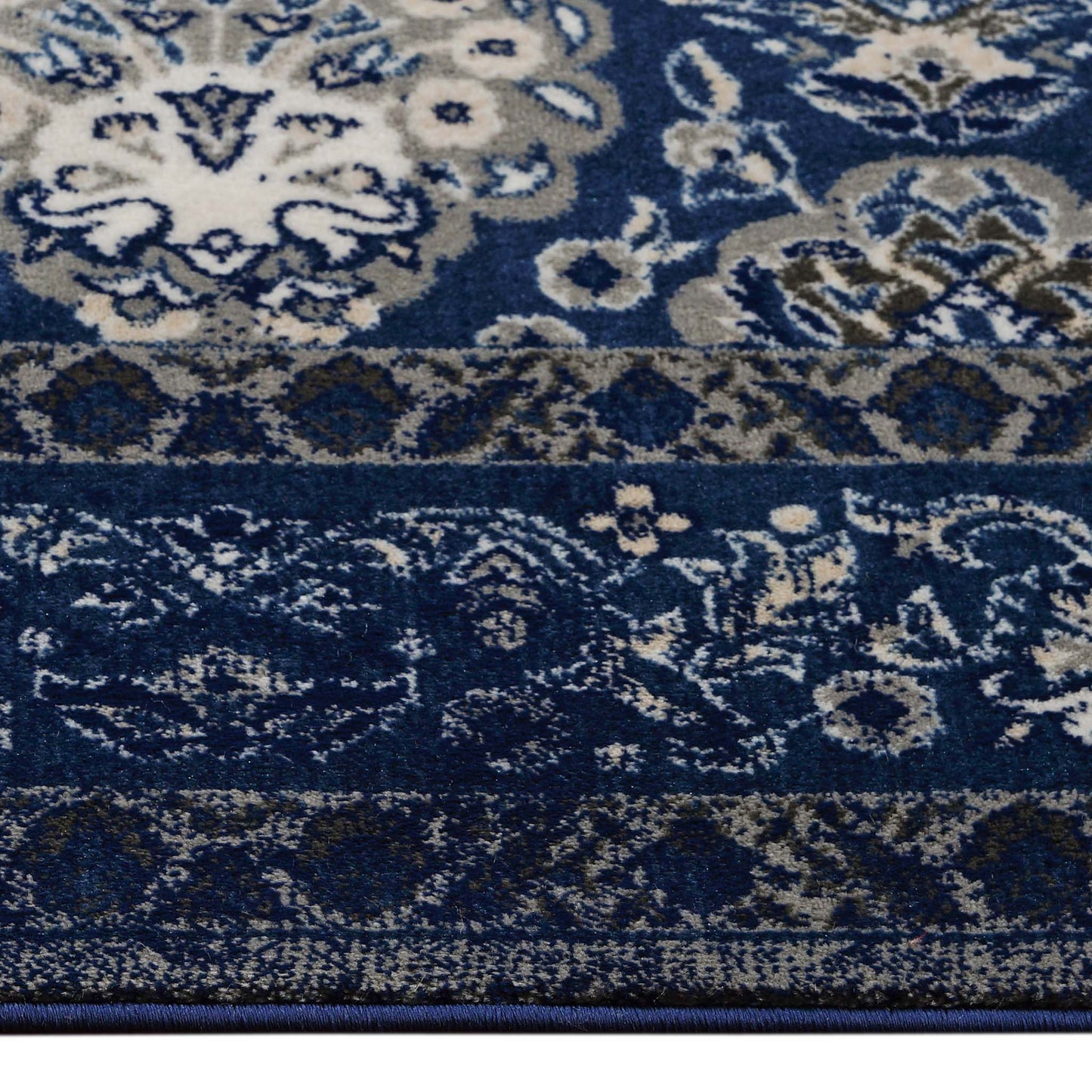 Turkish Vintage Rug 100 Navy Hallway Runner