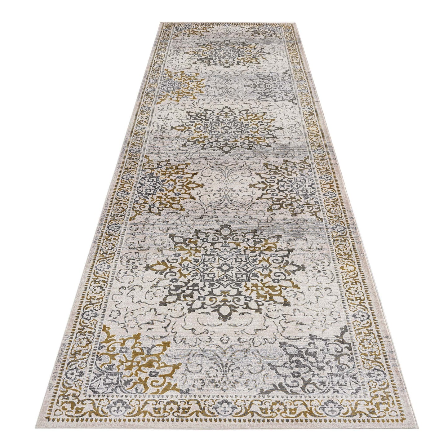 Turkish Vintage Rug 892 Gold Hallway Runner