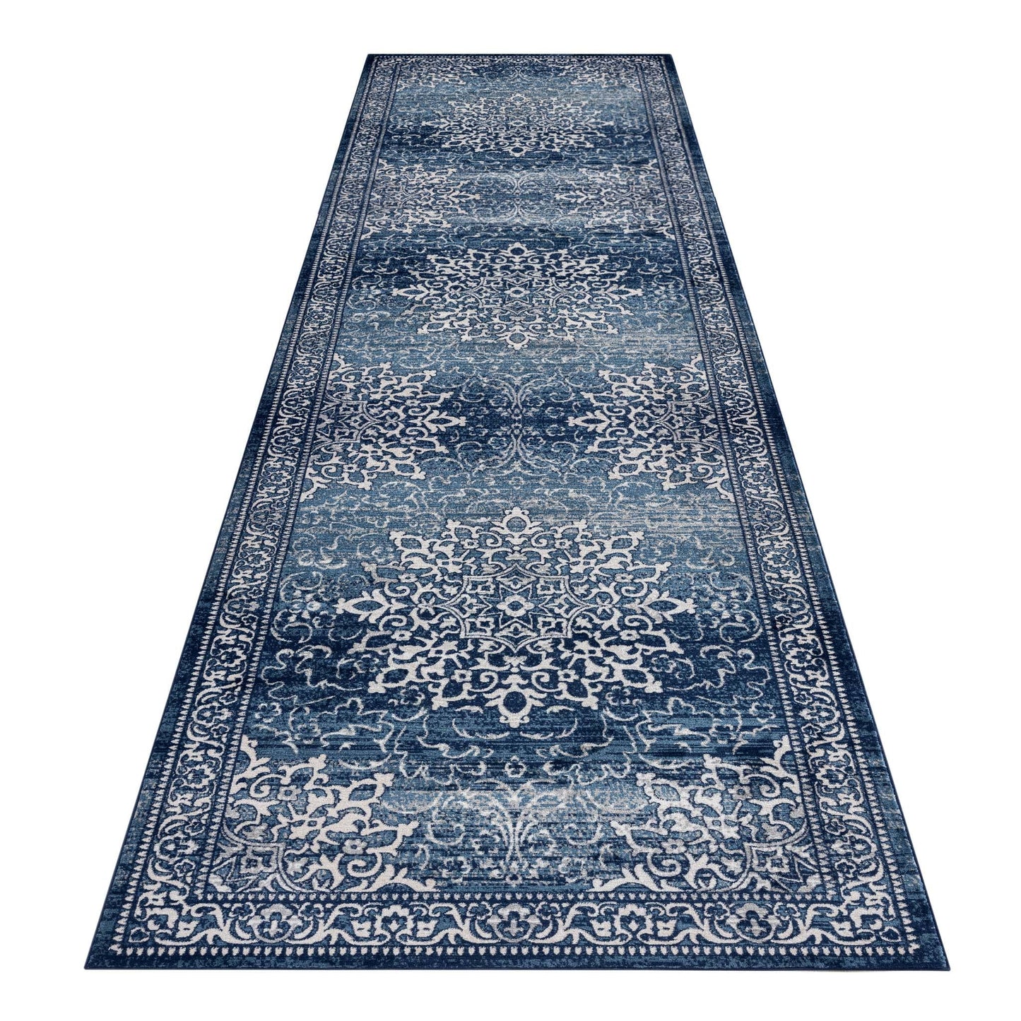 Turkish Vintage Rug 892 Navy Hallway Runner