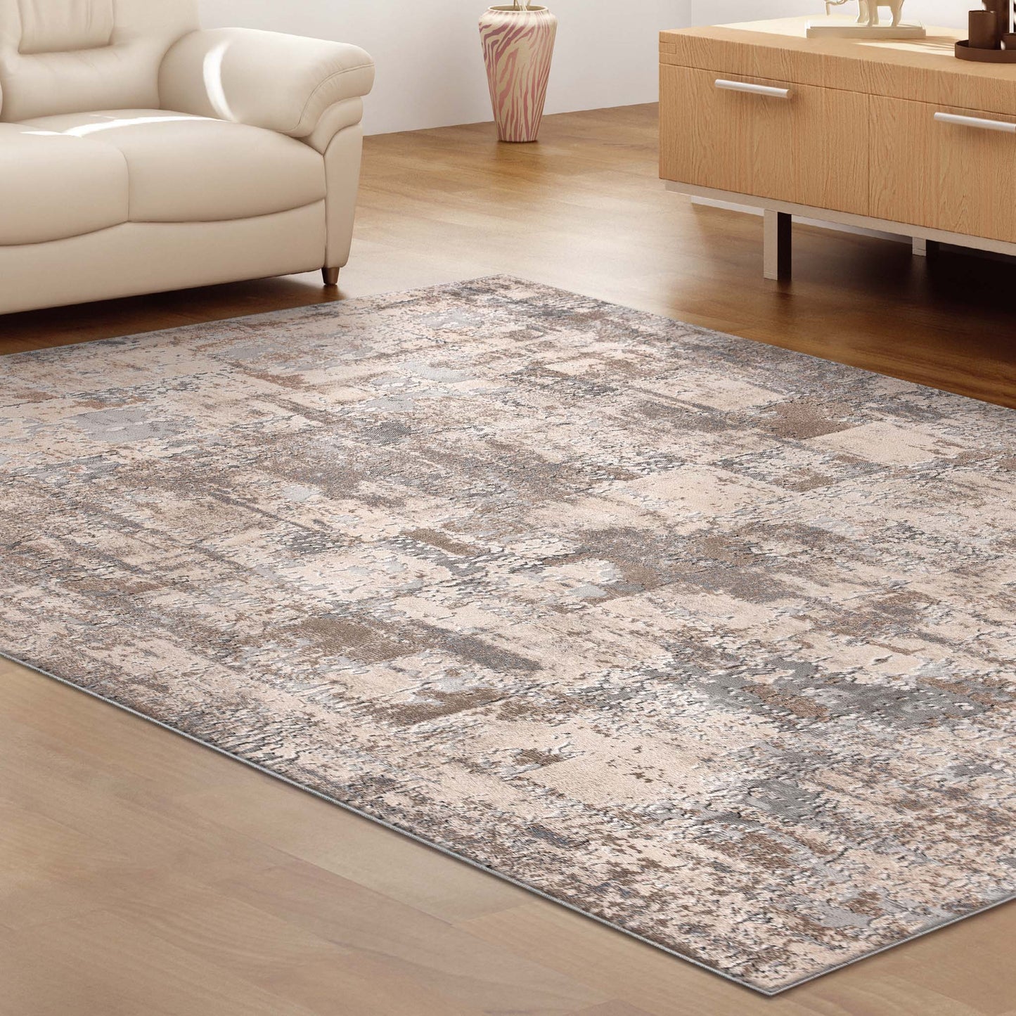 Sima Turkish Rug 378 Lt Grey