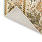 Wilhelmina Floral Rugs 127401 in Linen Mustard by William Morris