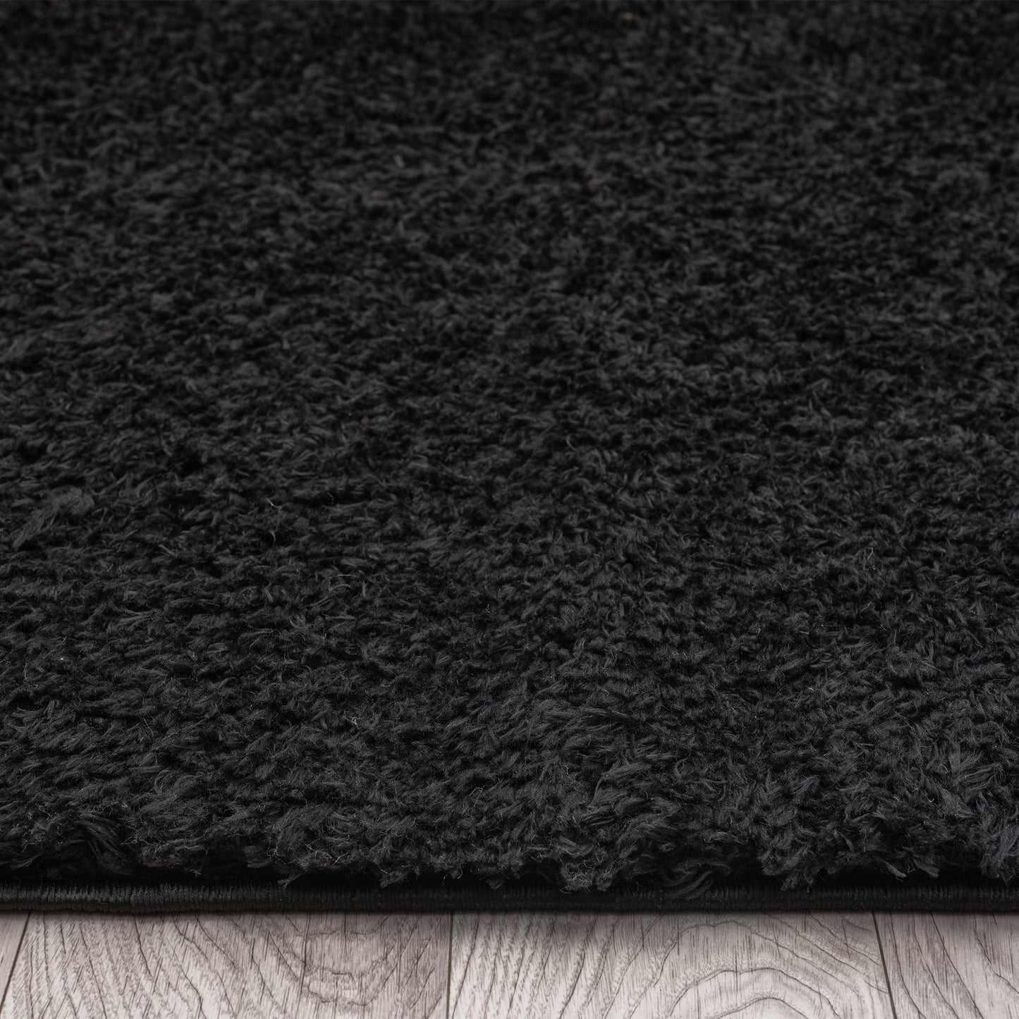 Fluffy Shag Rug 397 Ebony