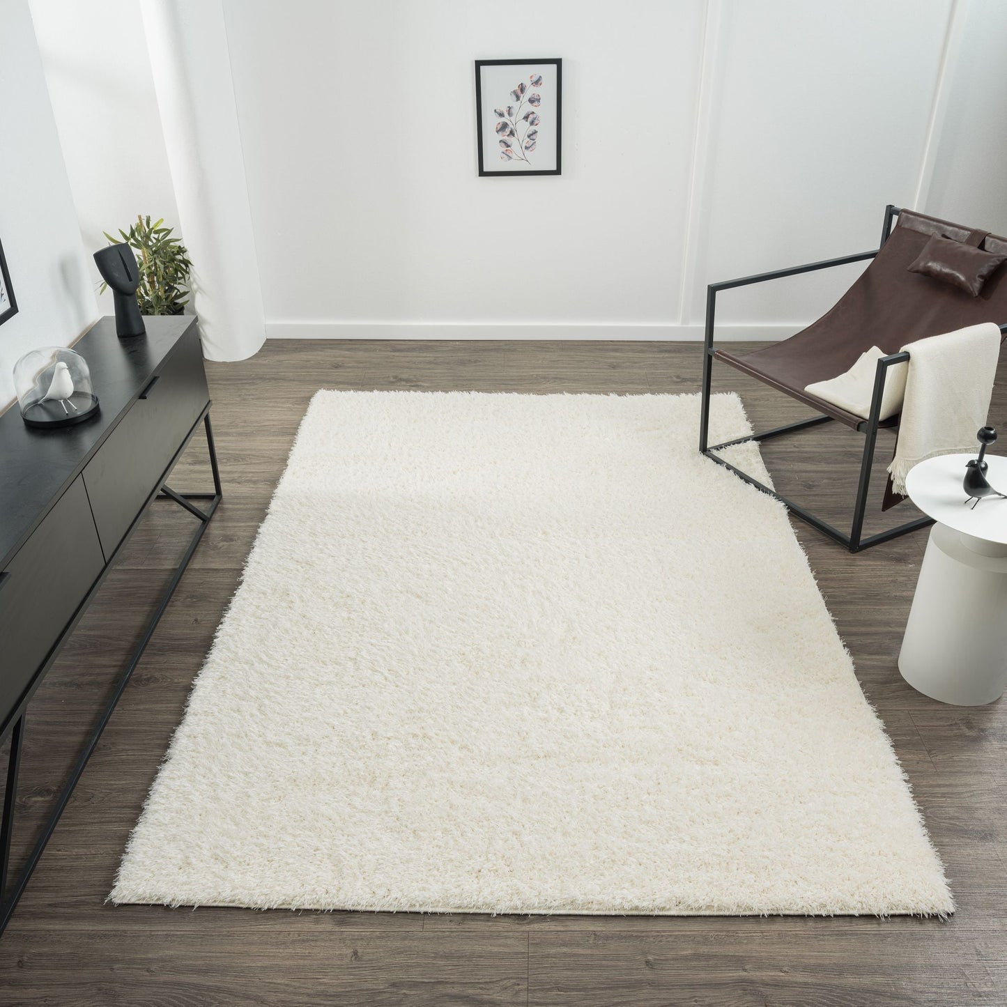 Fluffy Shag Rug 393 Sand