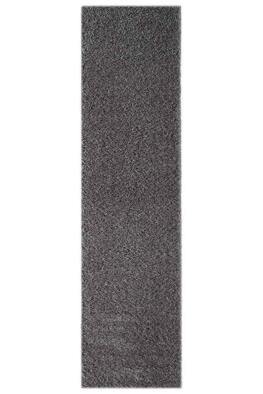 Fluffy Shag Rug 395 Ash Runner