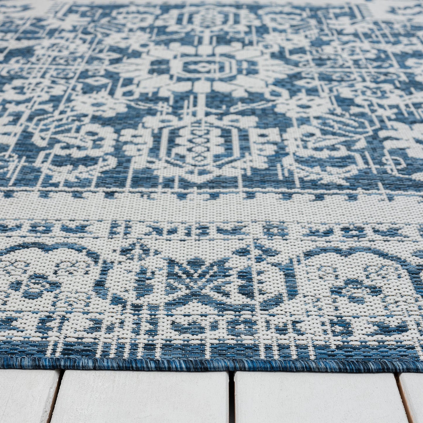 Patio Out door Rug 455 Denim Runner