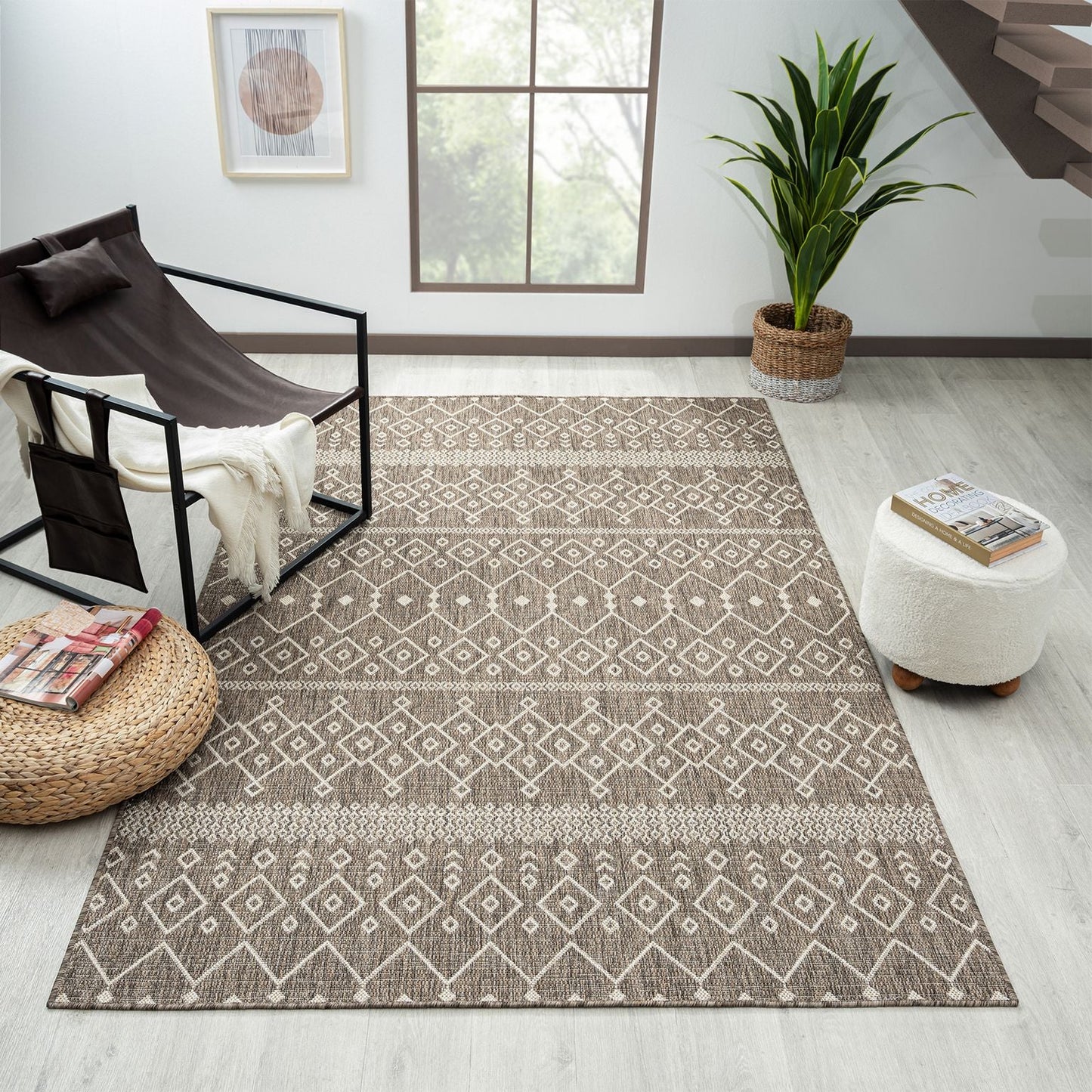 Patio Out door Rug 451 Almond