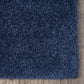 Fluffy Shag Rug 396 Navy Runner