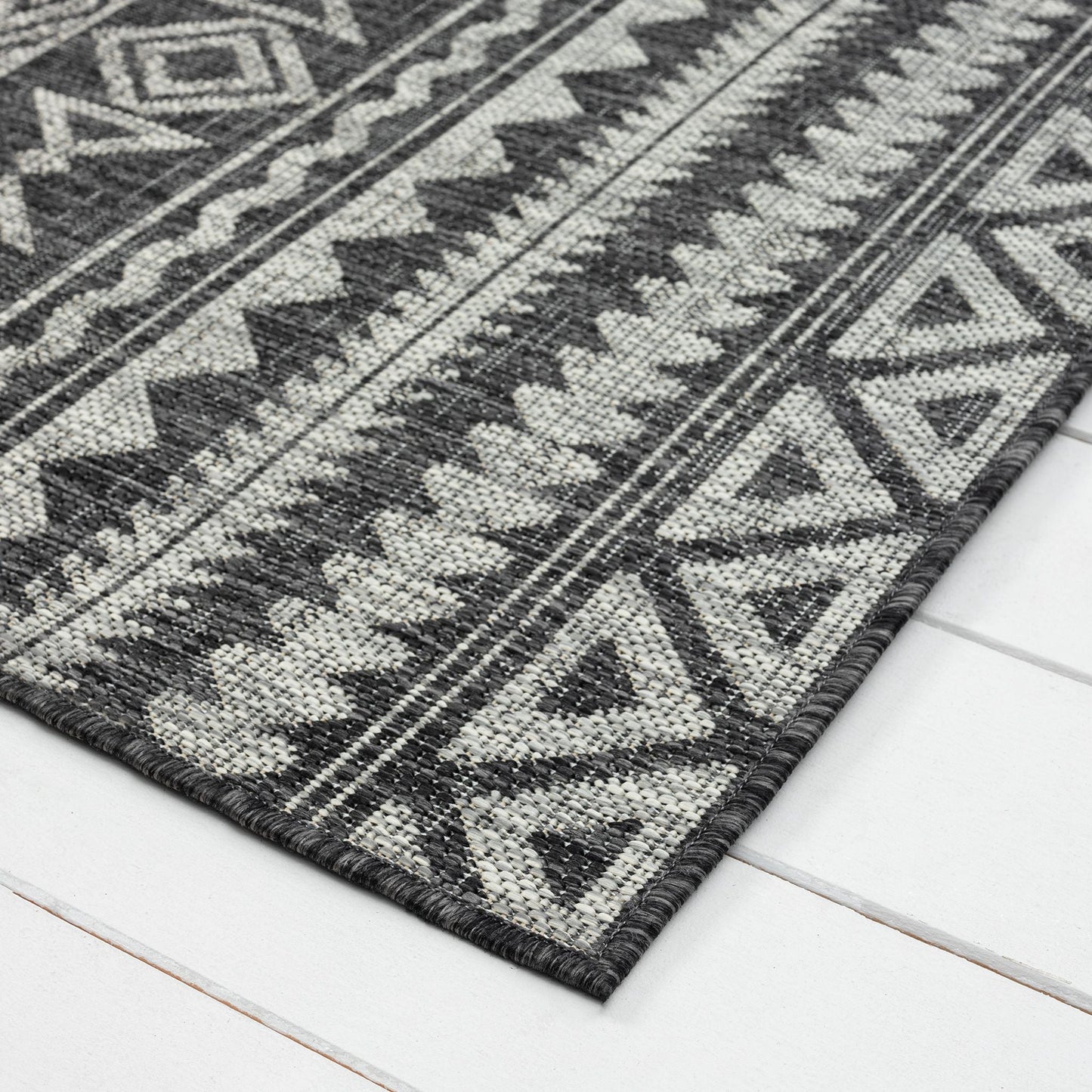 Alfa Out Door Rug 421 Charcoal