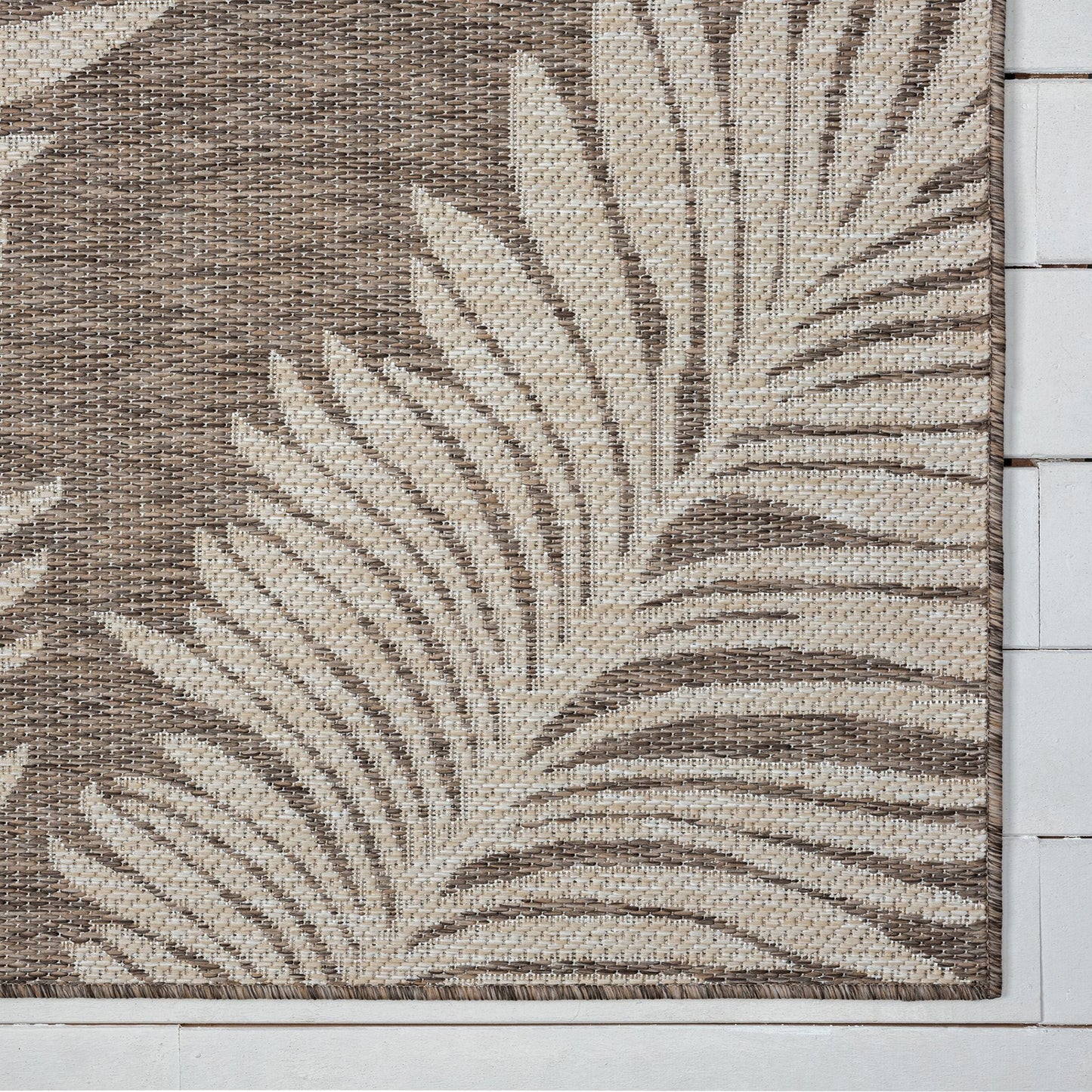 Patio Out door Rug 456 Taupe Runner